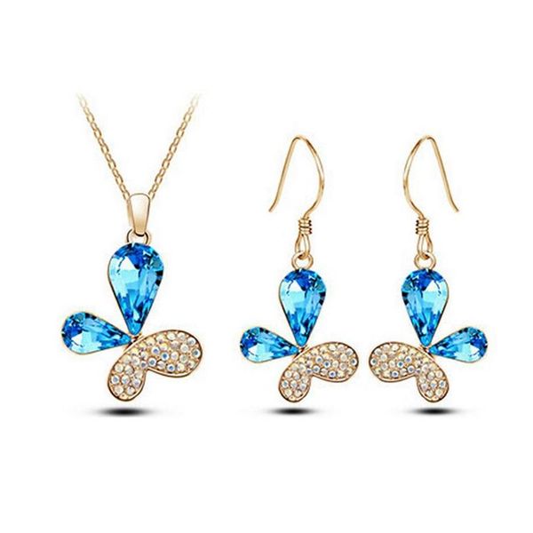 colors butterfly earrings necklace set austrian crystal full rhinestone jewelry sets for women gift jewelry 8008 nganw, Silver
colors butterfly earrings necklace set austrian crystal full rhinestone jewelry sets for women gift jewelry 8008 nganw, Silver
