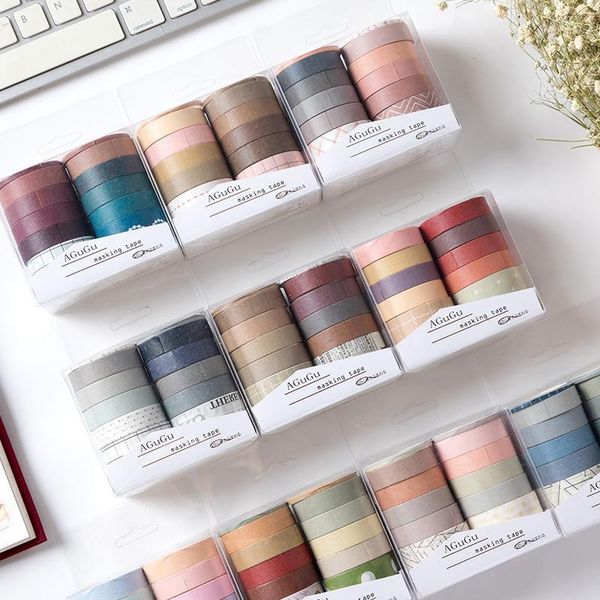 10 rolls/set colorful paper washi tape rainbow adhesive diy scrapbooking sticker label masking tape stationery office supplies1
10 rolls/set colorful paper washi tape rainbow adhesive diy scrapbooking sticker label masking tape stationery office supplies1