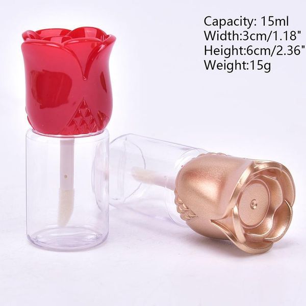 1pc 15ml empty lip gloss tubes transparent diy lip bottle containers with rose flower shaped cap refillable bottle new~1
1pc 15ml empty lip gloss tubes transparent diy lip bottle containers with rose flower shaped cap refillable bottle new~1