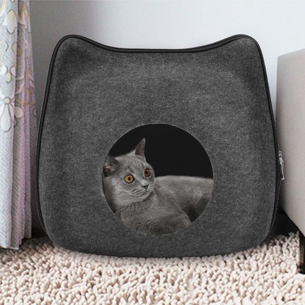 natural felt cat pet cave with cushion zipper detachable cat cave bed breathable bed for cats house pet accessories shelter
natural felt cat pet cave with cushion zipper detachable cat cave bed breathable bed for cats house pet accessories shelter