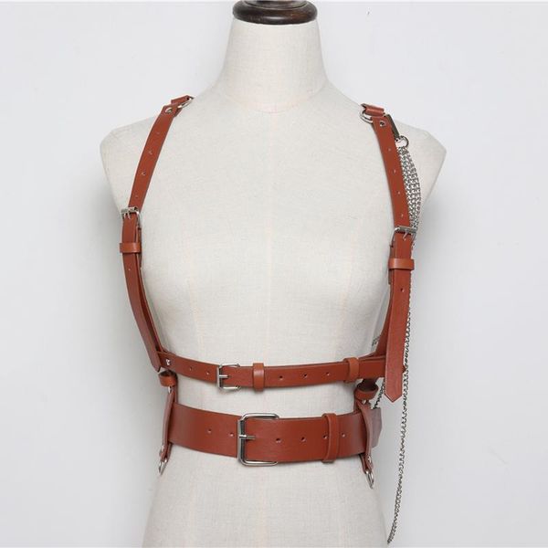 мода кожа harness lingerie пояс женщины сексуальной грудь лепка тело бандаж пояс женского punk gothic chain, Black;brown
мода кожа harness lingerie пояс женщины сексуальной грудь лепка тело бандаж пояс женского punk gothic chain, Black;brown