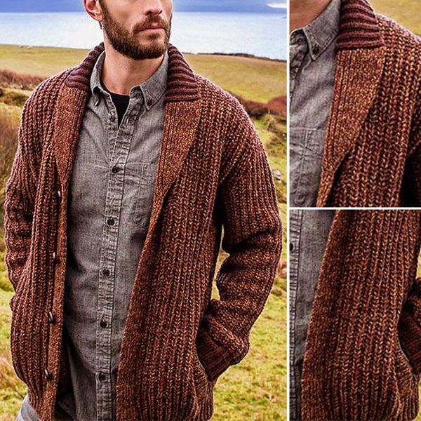 men's sweaters winter spring sweater men thick full sleeves solid cardigans outwear sweatercoat knited brown, White;black
men's sweaters winter spring sweater men thick full sleeves solid cardigans outwear sweatercoat knited brown, White;black