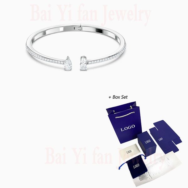 2020 fashion swa new attract cuff bracelet charming and eternal drop-shaped stone decoration female bracelet jewelry gift 1028, Black
2020 fashion swa new attract cuff bracelet charming and eternal drop-shaped stone decoration female bracelet jewelry gift 1028, Black