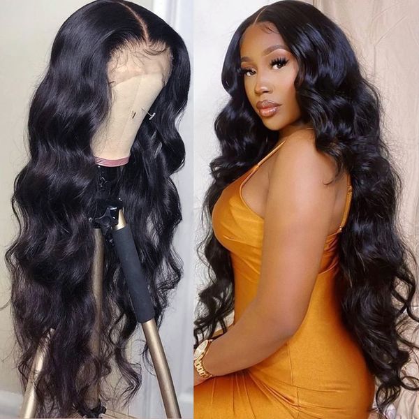 lx brand 38inch human hair wig body wave lace front wig for women 13x6 lace front human hair wigs transparent lace frontal wig remyfactory, Black
lx brand 38inch human hair wig body wave lace front wig for women 13x6 lace front human hair wigs transparent lace frontal wig remyfactory, Black