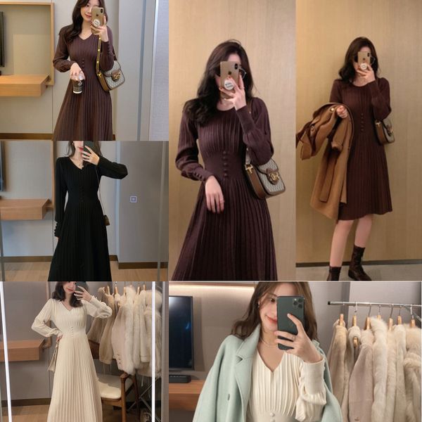 knitted dress women casual long sleeve vintage elegant office sweater dress female 2020 winter one-piece dress korean outerwear h1210, Black;gray
knitted dress women casual long sleeve vintage elegant office sweater dress female 2020 winter one-piece dress korean outerwear h1210, Black;gray