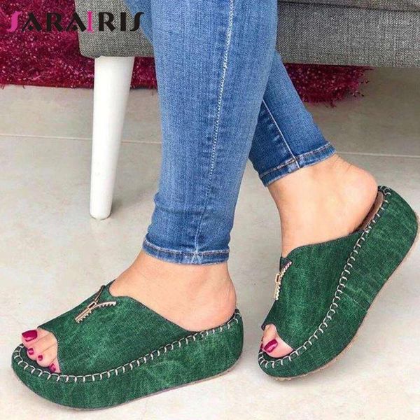 sarairis elegant slip-on platform slides women summer casual med wedges slippers ladies decorating shoes1, Black
sarairis elegant slip-on platform slides women summer casual med wedges slippers ladies decorating shoes1, Black