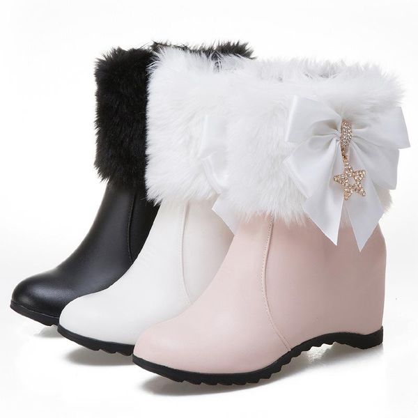 white ankle boots wedge shoes leather booties boots-women round toe low 2020 ladies large size rubber high heel pu, Black
white ankle boots wedge shoes leather booties boots-women round toe low 2020 ladies large size rubber high heel pu, Black