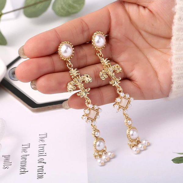 dangle & chandelier 2021 fashion baroque retro cross super fairy earrings female high-end pearl ear clips, Silver
dangle & chandelier 2021 fashion baroque retro cross super fairy earrings female high-end pearl ear clips, Silver