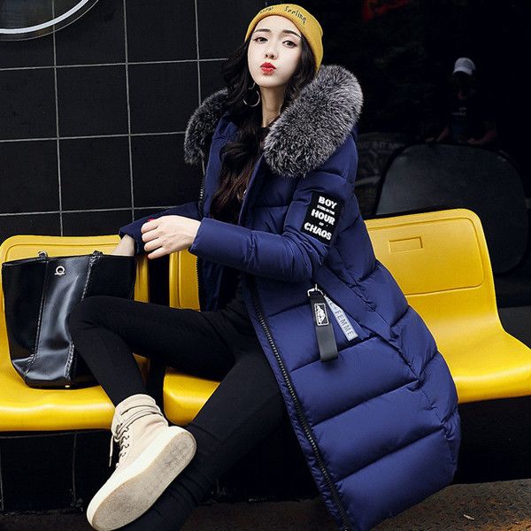 2021 new parkes women with hoodie women's leather collar padded female winter cotton parka mujer skim down jacket wxf215 5n99, Black
2021 new parkes women with hoodie women's leather collar padded female winter cotton parka mujer skim down jacket wxf215 5n99, Black