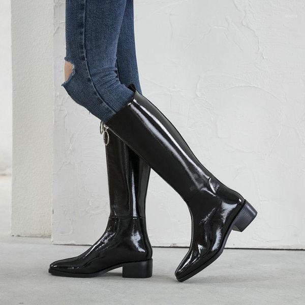 boots women autumn winter genuine leather warm side zipper boots women round toe black beige knee high1
boots women autumn winter genuine leather warm side zipper boots women round toe black beige knee high1