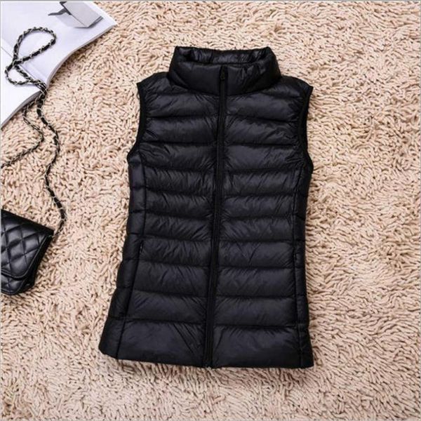 women's down & parkas women casual white duck vest ultra light autumn winter warm stand collar sleeveless coat m-3xl, Black
women's down & parkas women casual white duck vest ultra light autumn winter warm stand collar sleeveless coat m-3xl, Black