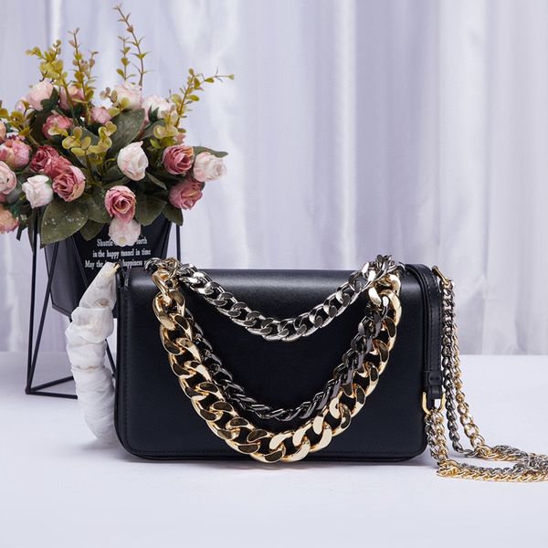 fashionable new palmetto triple chain bag ladies leather shoulder bag handbag simple and generous three kinds of chain dinner bag t774682
fashionable new palmetto triple chain bag ladies leather shoulder bag handbag simple and generous three kinds of chain dinner bag t774682