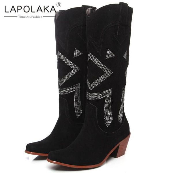 boots lapolaka fashion 2021 plus size 46 crystal ins shoes woman female slip on high heels flock autumn mid calf, Black
boots lapolaka fashion 2021 plus size 46 crystal ins shoes woman female slip on high heels flock autumn mid calf, Black