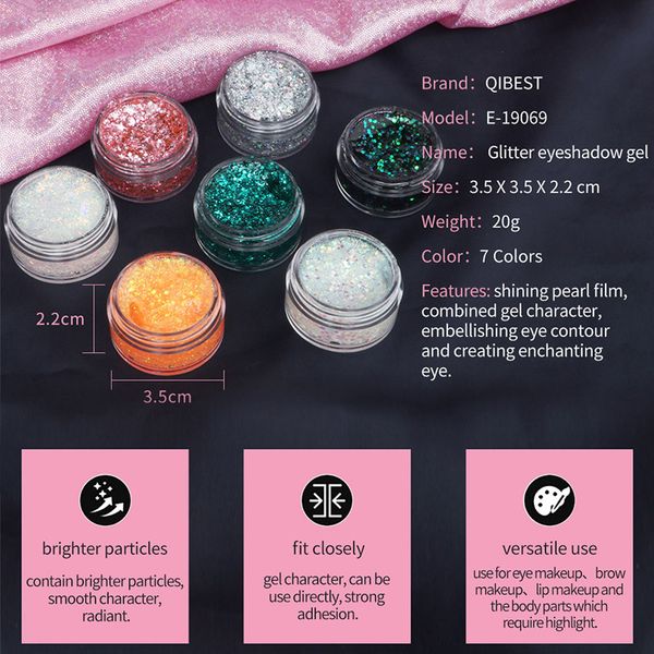 eye shadow eyeshadow cream sequin long lasting makeup cosmetic for women lady wedding party sci88
eye shadow eyeshadow cream sequin long lasting makeup cosmetic for women lady wedding party sci88