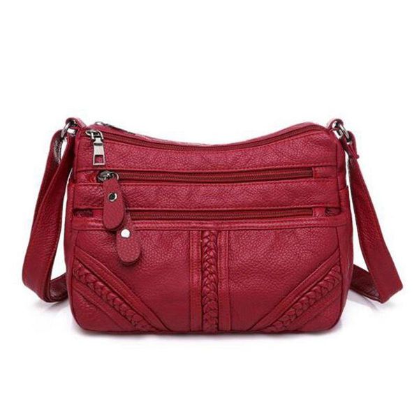 fashion women bag pu soft leather shoulder bag multi-layer crossbody quality small brand red handbag purse l9-285
fashion women bag pu soft leather shoulder bag multi-layer crossbody quality small brand red handbag purse l9-285