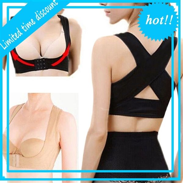 women chest brace support belt band posture corrector x type back shoulder vest, Black;white
women chest brace support belt band posture corrector x type back shoulder vest, Black;white