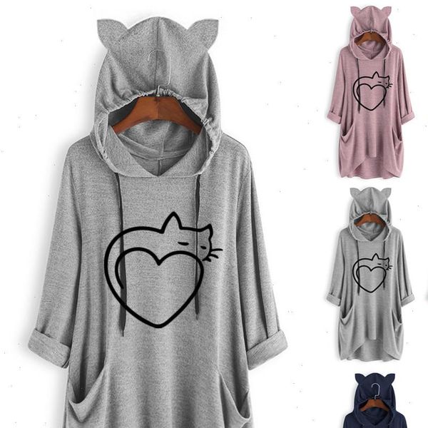 fashion new blouse women casual print cat ear hooded long sleeves pocket irregular plus size 5xl blouse shirt blusas 45, White
fashion new blouse women casual print cat ear hooded long sleeves pocket irregular plus size 5xl blouse shirt blusas 45, White