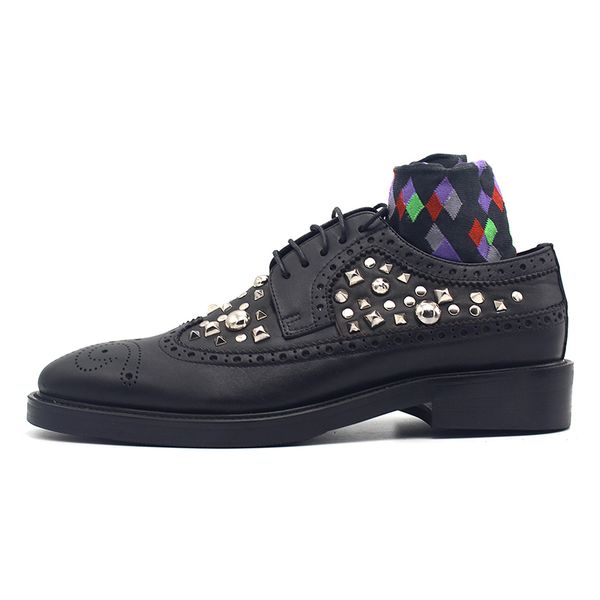 плюс размер мужская rivet шипованные wing tip brogue derby обувь ручной работы формальные блочные каблуки из натуральной кожи свадьба платье, Black
плюс размер мужская rivet шипованные wing tip brogue derby обувь ручной работы формальные блочные каблуки из натуральной кожи свадьба платье, Black