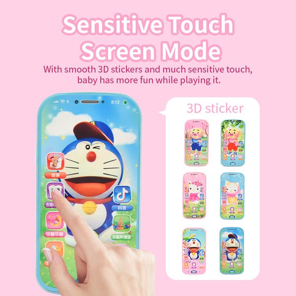 new kid touch screen smartphone blue cute pig tablet phone toy for children to play gifts
new kid touch screen smartphone blue cute pig tablet phone toy for children to play gifts
