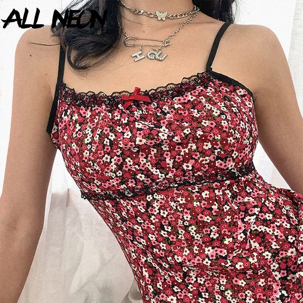 allneon e-girl 90s spaghetti strap with lace floral dresses vintage slit a-line summer party dress sweet flowers red mini dress, White
allneon e-girl 90s spaghetti strap with lace floral dresses vintage slit a-line summer party dress sweet flowers red mini dress, White