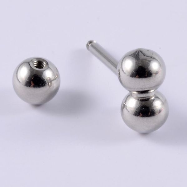 1pc stainless steel tongue rings middle finger tongue barbell 16mm slave ring piercing barbell forbidden piercing body jewelry q jllpan, Silver
1pc stainless steel tongue rings middle finger tongue barbell 16mm slave ring piercing barbell forbidden piercing body jewelry q jllpan, Silver