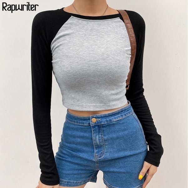 contrast color ribbed y2k aesthetic harajuku crop women fall o-neck long sleeve casual basic t shirt femme rapwriter 201028, White
contrast color ribbed y2k aesthetic harajuku crop women fall o-neck long sleeve casual basic t shirt femme rapwriter 201028, White