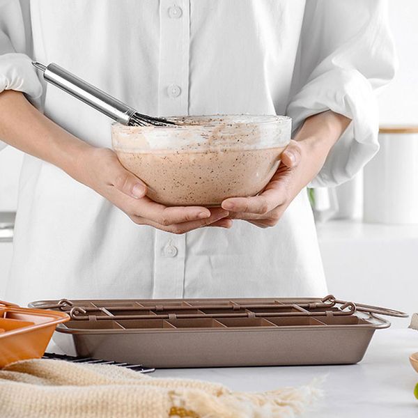 bakeware 18 cavity stainless steel detachable baking tools square lattice non-stick chocolate bread cake mold baking pan vtky2235
bakeware 18 cavity stainless steel detachable baking tools square lattice non-stick chocolate bread cake mold baking pan vtky2235