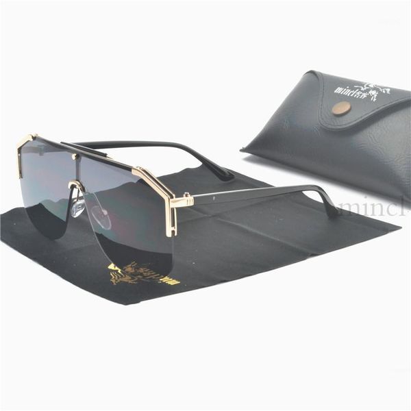 sunglasses oversized square women 2021 fashion vintage metal frame personlity one piece transparent red nx1, White;black
sunglasses oversized square women 2021 fashion vintage metal frame personlity one piece transparent red nx1, White;black