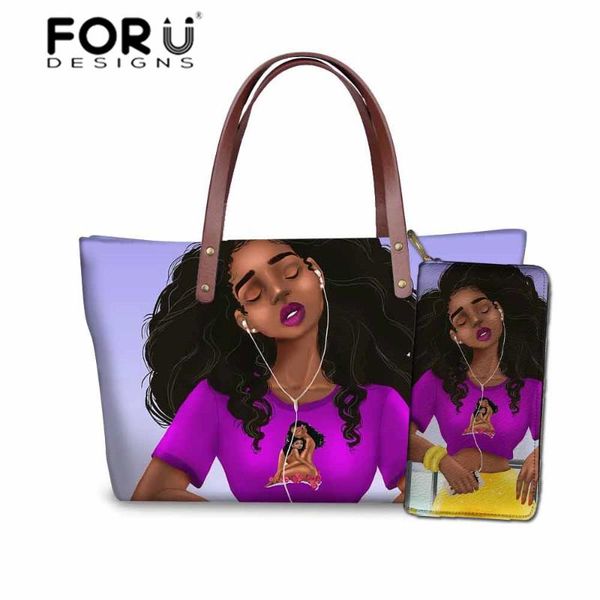 forudesigns женщины сумки для пляжа black art африканских девочек печати 2pcs сумки набор ladies luxury pursehandbag болса feminina
forudesigns женщины сумки для пляжа black art африканских девочек печати 2pcs сумки набор ladies luxury pursehandbag болса feminina
