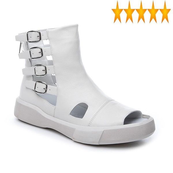 sandals women buckles open toe summer casual hollow out platform flats gladiator leather boots, Black
sandals women buckles open toe summer casual hollow out platform flats gladiator leather boots, Black