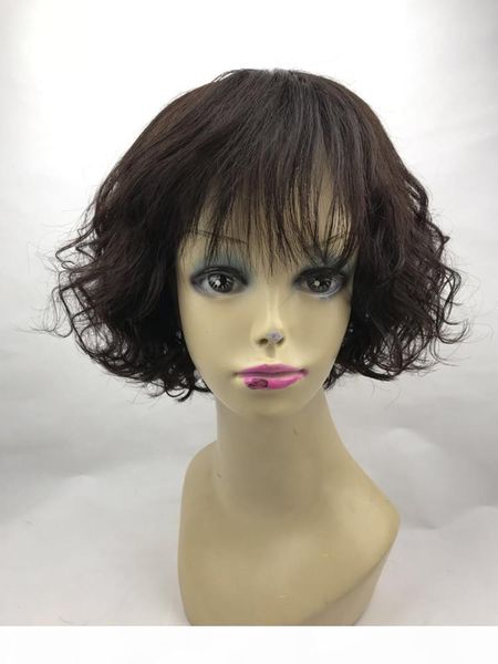 zyr002 short curly wavy wig black synthetic wig high temperature fiber women wig 100% human hair, Black;brown
zyr002 short curly wavy wig black synthetic wig high temperature fiber women wig 100% human hair, Black;brown