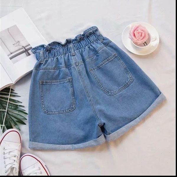 plus size 5xl 2020 new summer women denim shorts elastic high waist blue wide leg classic vintage ladies shorts jeans, White;black
plus size 5xl 2020 new summer women denim shorts elastic high waist blue wide leg classic vintage ladies shorts jeans, White;black