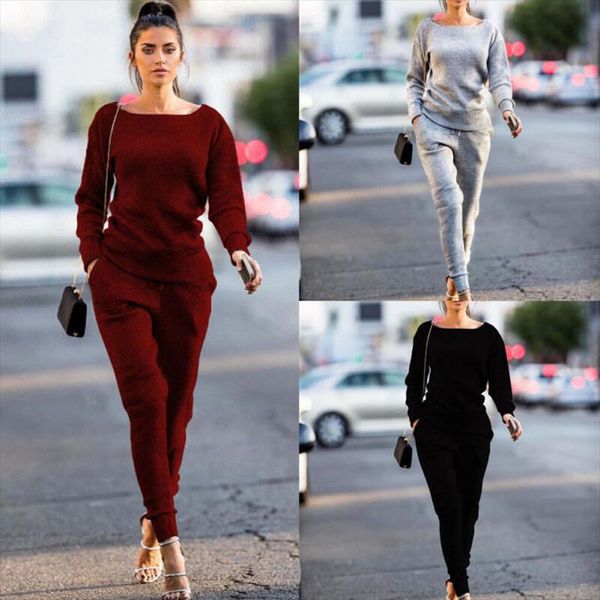 women clothes set 2019 new long sleeve autumn spring casual solid lady tracksuit sweatshirt pants sets casual suit, Gray
women clothes set 2019 new long sleeve autumn spring casual solid lady tracksuit sweatshirt pants sets casual suit, Gray