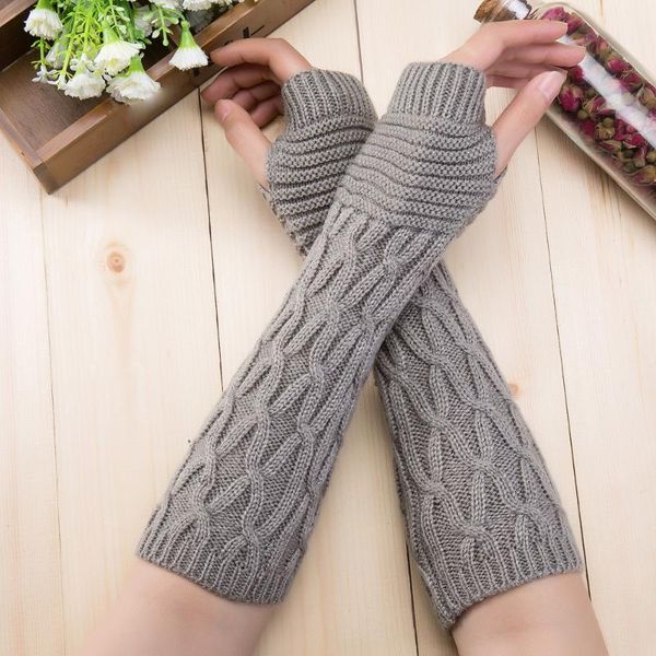 women solid finger gloves fashion women gloves winter wrist arm warmer knitted long fingerless mitten, Blue;gray
women solid finger gloves fashion women gloves winter wrist arm warmer knitted long fingerless mitten, Blue;gray