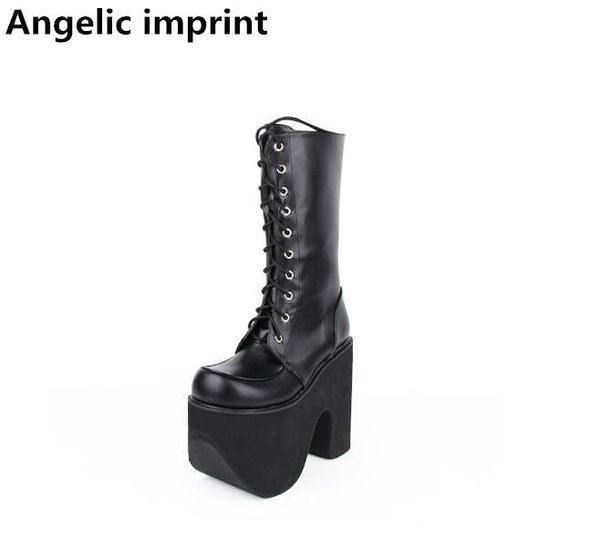 angelic imprint mori girl women punk motorcycle boots lady lolita boots woman super high wedges heels pumps platform shoes black
angelic imprint mori girl women punk motorcycle boots lady lolita boots woman super high wedges heels pumps platform shoes black