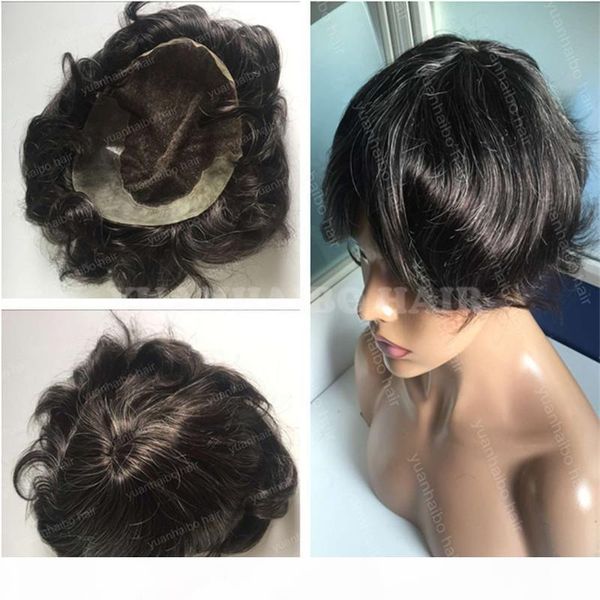 6inch black mix gray color virgin brazilian hair natural wave q6 base men hair toupee ing
6inch black mix gray color virgin brazilian hair natural wave q6 base men hair toupee ing