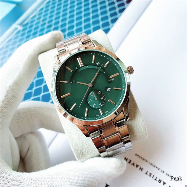 2020 new green water ghost men's watch fashion sports all-match business gentleman watch life waterproof stainless steel quartz watch g, Slivery;brown
2020 new green water ghost men's watch fashion sports all-match business gentleman watch life waterproof stainless steel quartz watch g, Slivery;brown