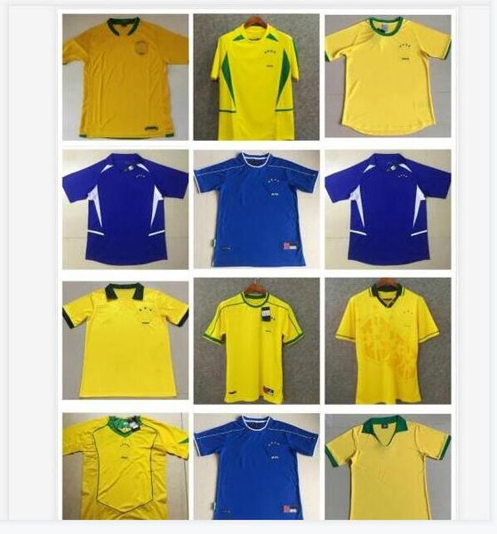 1994 1998 2000 2002 classic retro soccer jerseys ronaldo rivaldo ronaldinho football shirt r.carlos bebeto romario camisa de futebol, Black;yellow 
1994 1998 2000 2002 classic retro soccer jerseys ronaldo rivaldo ronaldinho football shirt r.carlos bebeto romario camisa de futebol, Black;yellow