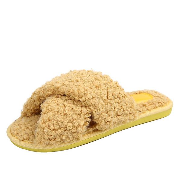 slippers women's lambswool super soft female shoes winter short plush open toe home indoor house slipper for woman, Black
slippers women's lambswool super soft female shoes winter short plush open toe home indoor house slipper for woman, Black