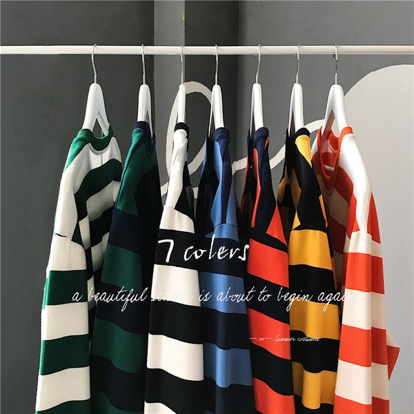 perth people's candy color rainbow stripe loose size sweater men's autumn and winter literature and art casual couple's shirt, Black
perth people's candy color rainbow stripe loose size sweater men's autumn and winter literature and art casual couple's shirt, Black