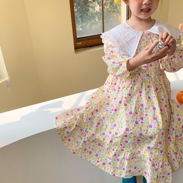 new cotton comfortable children's 2021 spring floral girls long sleeve large lapel princess c1w5, Red;yellow
new cotton comfortable children's 2021 spring floral girls long sleeve large lapel princess c1w5, Red;yellow