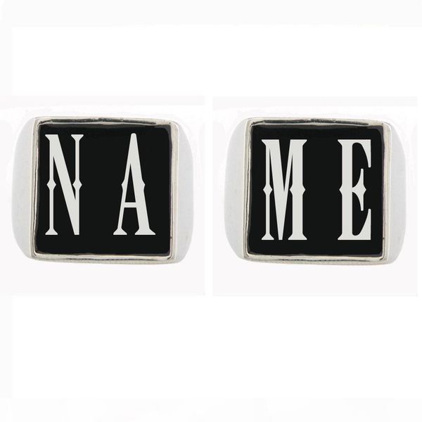 fanssteel custom made stainless steel mens wemens jewelry 2 letters initials alphabet name letters ring set personalized customized gift, Silver
fanssteel custom made stainless steel mens wemens jewelry 2 letters initials alphabet name letters ring set personalized customized gift, Silver