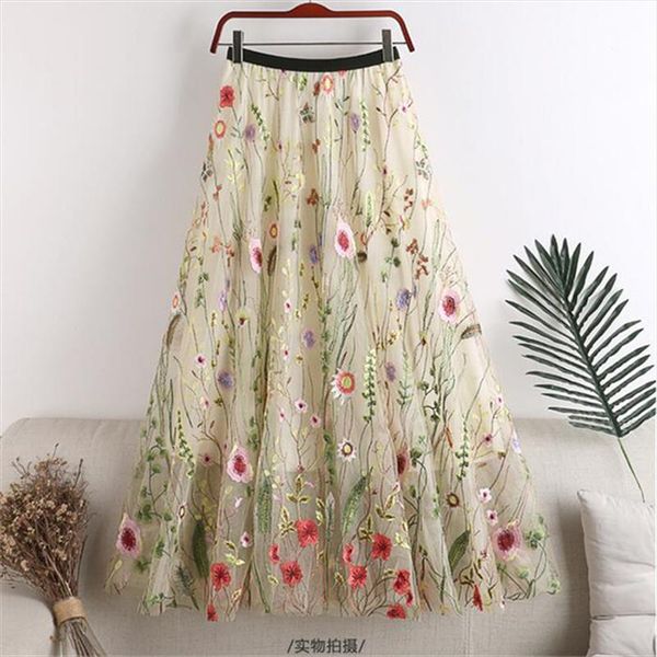 summer elastic waist flower embroidery gauze skirt boho elegant apricot floral embroidered skirts drop shipping, Black
summer elastic waist flower embroidery gauze skirt boho elegant apricot floral embroidered skirts drop shipping, Black