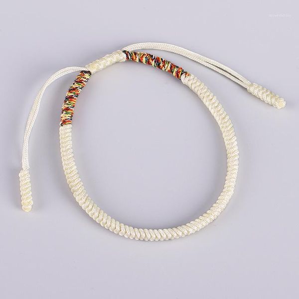 original tibetan buddhist blessed cheese color good lucky knots rope bracelets handmade size adjustable buddhism braided bangle1, Golden;silver
original tibetan buddhist blessed cheese color good lucky knots rope bracelets handmade size adjustable buddhism braided bangle1, Golden;silver