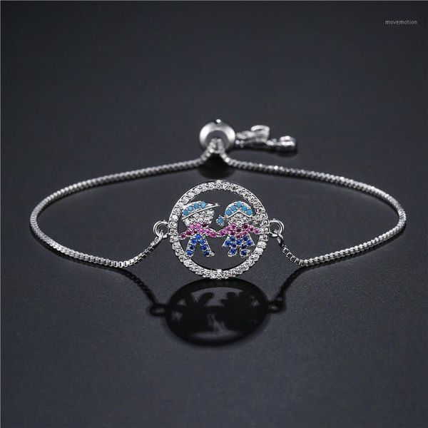 newbuy lovely boy & girl charm bracelets for women girl fashion wedding jewelry + cz bracelet promise gift1, Golden;silver
newbuy lovely boy & girl charm bracelets for women girl fashion wedding jewelry + cz bracelet promise gift1, Golden;silver