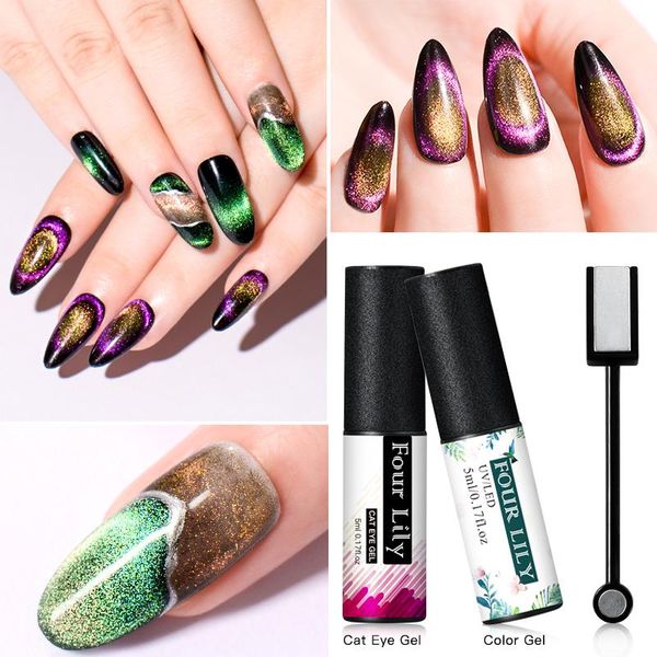 nail gel four lily 5ml cat eye art soak off uv led varnish chameleon magnetic laser polish long lasting lacquer, Red;pink
nail gel four lily 5ml cat eye art soak off uv led varnish chameleon magnetic laser polish long lasting lacquer, Red;pink