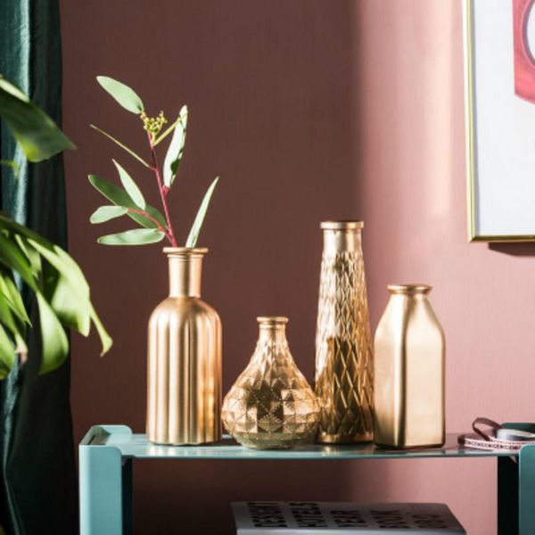 vases nordic modern gold glass flower vase dried home decor tabledecorative ornaments wedding party flowerpot christmas decoration
vases nordic modern gold glass flower vase dried home decor tabledecorative ornaments wedding party flowerpot christmas decoration