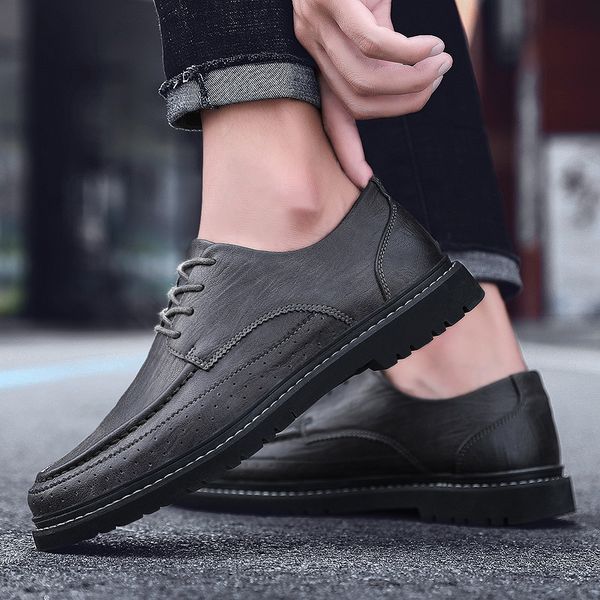 2020 new autumn new british brogue shoes mens casual youth business formal mens shoes stylist leather shoes, Black
2020 new autumn new british brogue shoes mens casual youth business formal mens shoes stylist leather shoes, Black