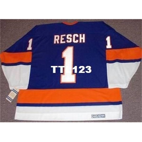 421 #1 glenn resch new york islanders 1973.1978 ccm vintage home hockey jersey or custom any name or number retro jersey, Black
421 #1 glenn resch new york islanders 1973.1978 ccm vintage home hockey jersey or custom any name or number retro jersey, Black