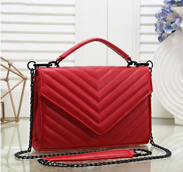 new women's handbags purses beautiful small chain bag striped european style shoulder bag, Red;black
new women's handbags purses beautiful small chain bag striped european style shoulder bag, Red;black